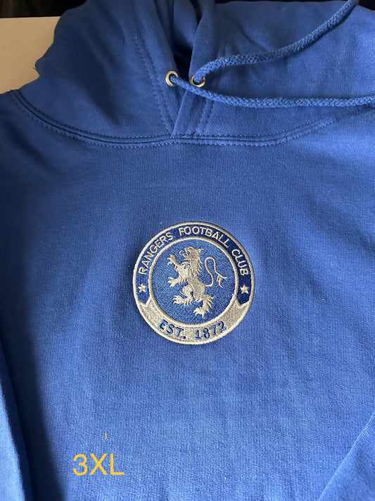 Gents Hoodie with Rangers design