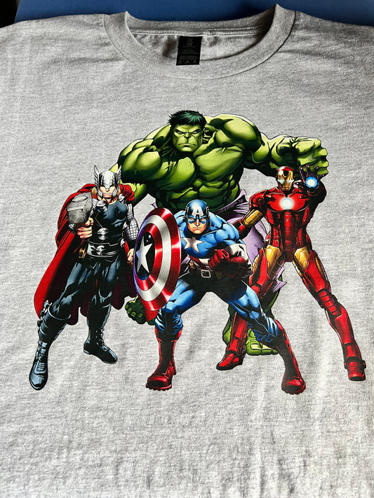 Kids printed American Heroes T-Shirt